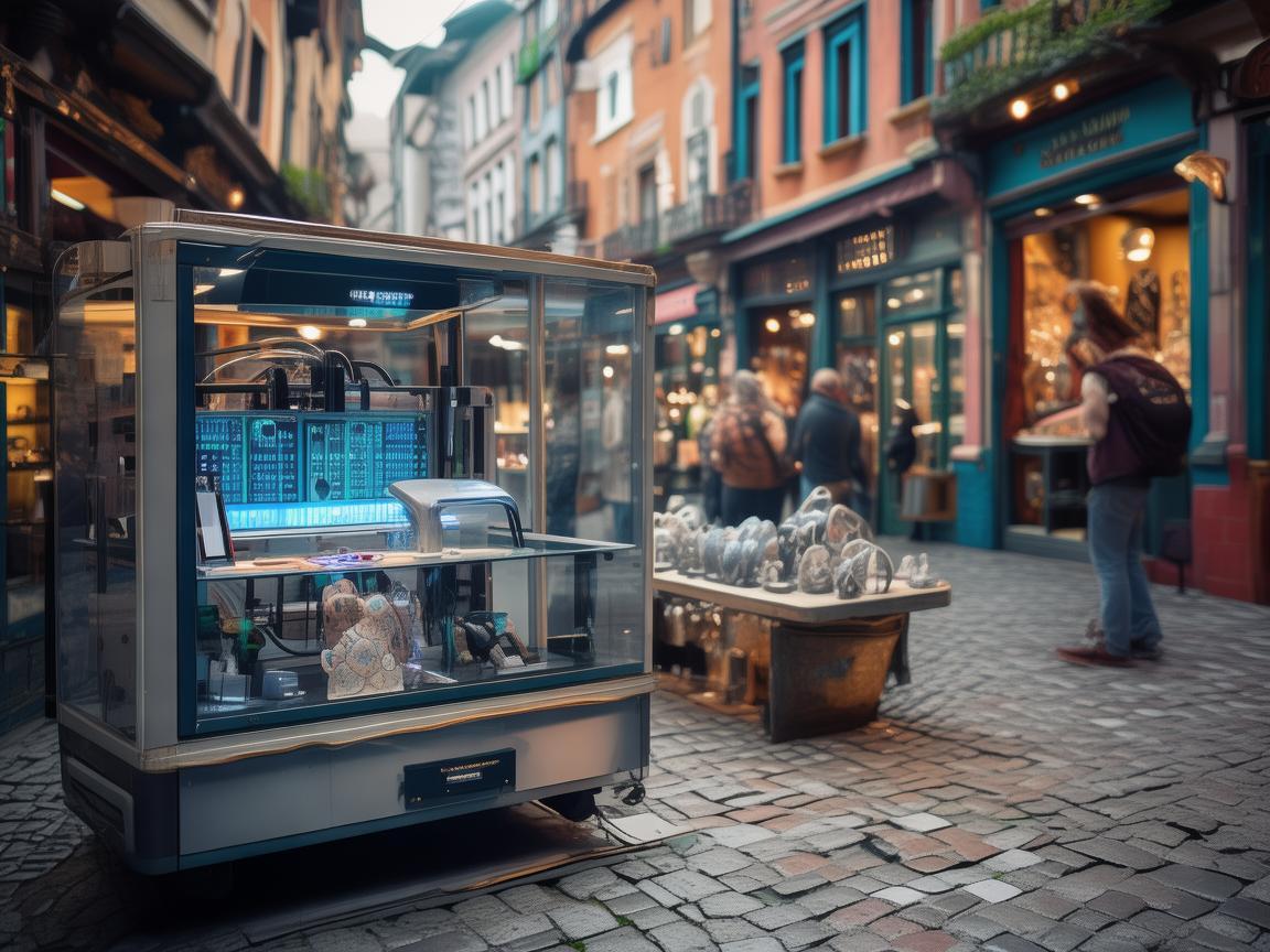 如何在步行街区特色小店中运用3D打印技术打造独特购物体验？